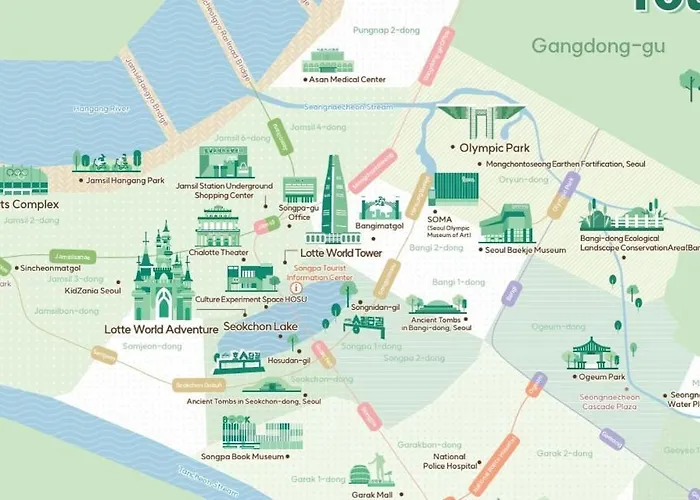 잠실,롯데월드,석촌호수,코엑스,강남20분,가로수길,kspodome,아산병원 서울특별시